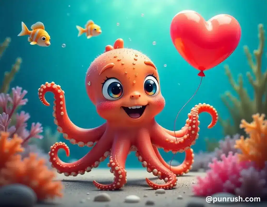 Romantic Octopus Puns About Love 💕