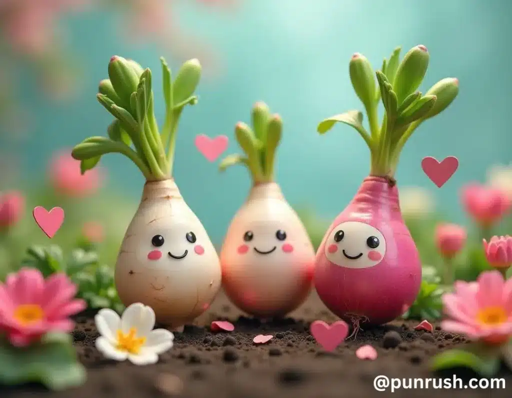 Cute Turnip Puns Veggie Crush 