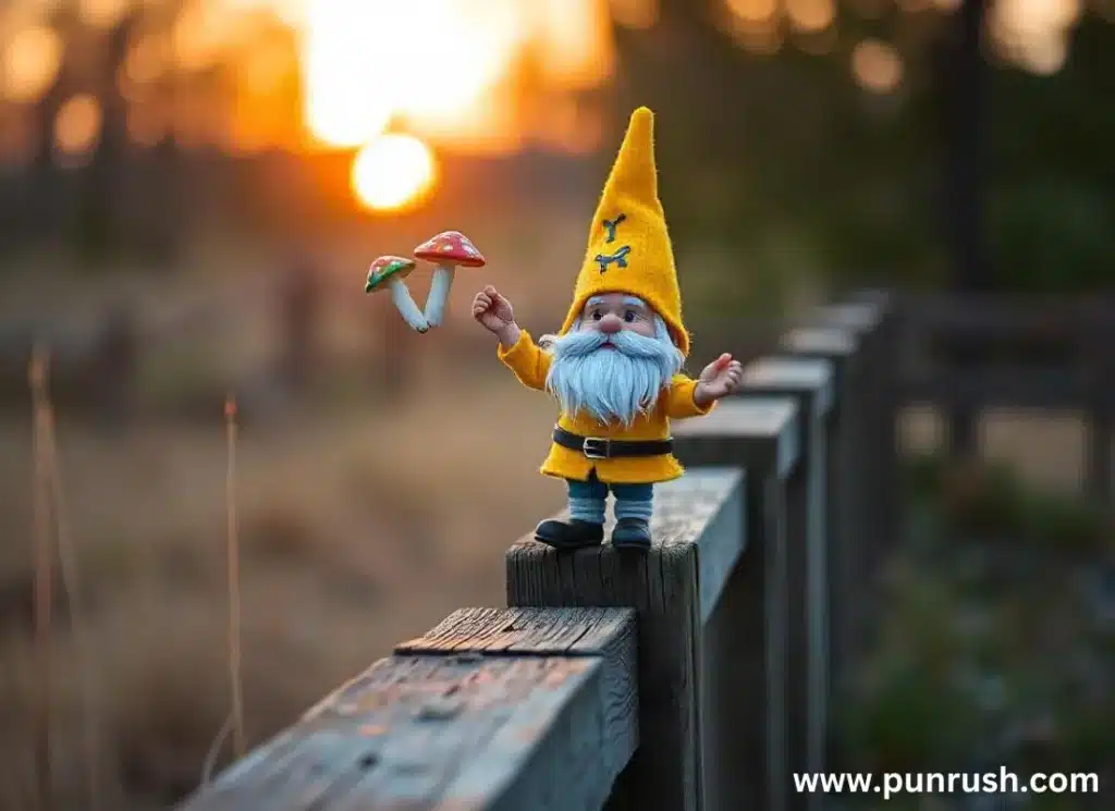 Gnome-Stop Fun Hobby and Activity Puns