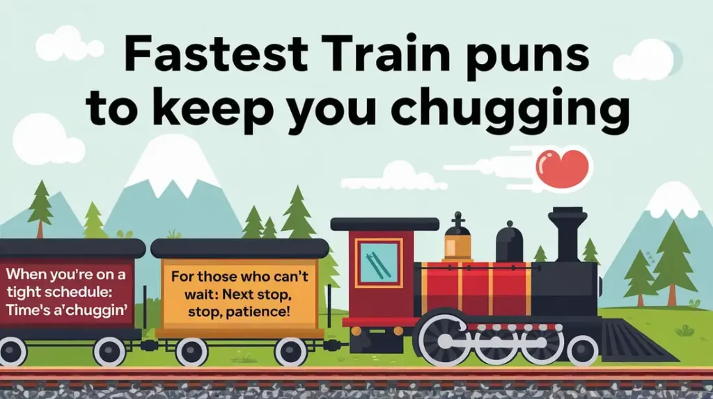 fastest train Puns to Keep You Chugging 