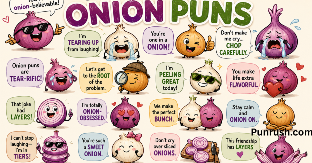 Hilarious Onion Puns