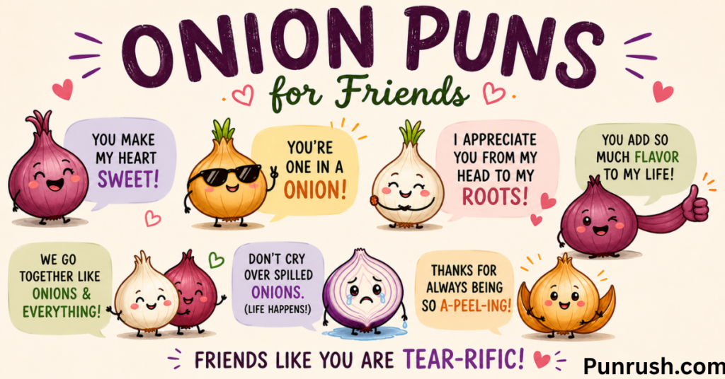 Onion Puns for Friends image text orignal