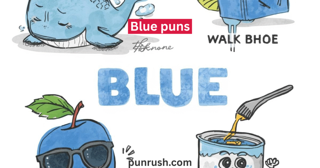blue puns