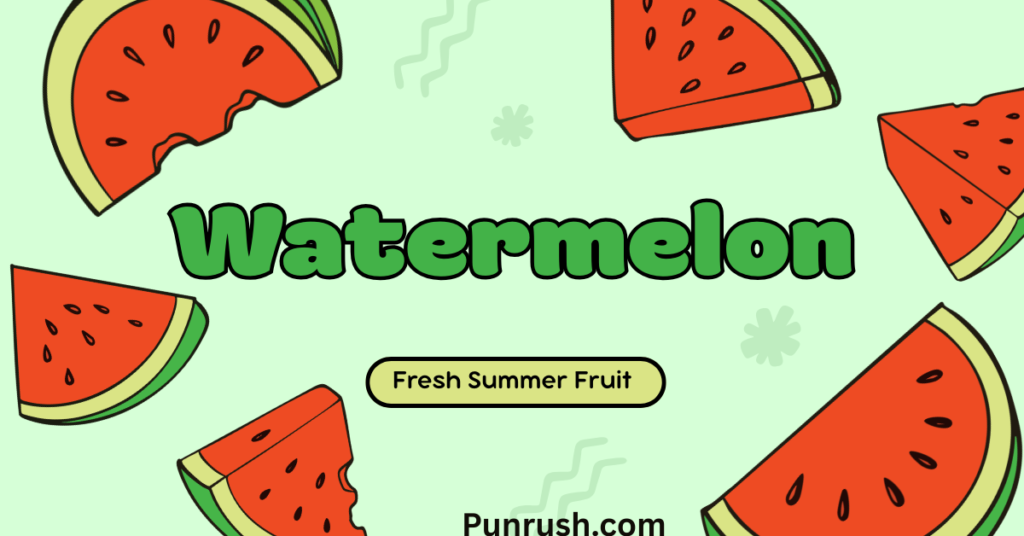 280+Watermelon Puns That Are Sweet, Funny, Captions & One-Liners in a Melon